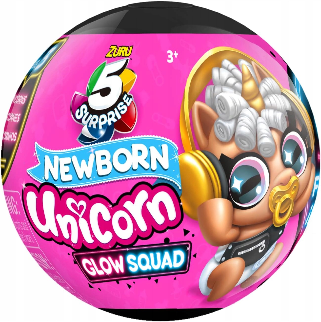 PROMO ZURU 5 Surprise New born unicorn glow squad – Niespodzianka dla dzieci