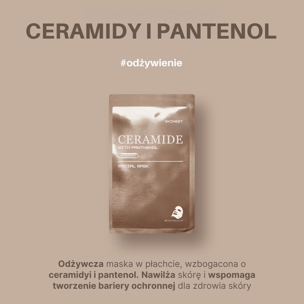Główne składniki aktywne: ceramidy i pantenol