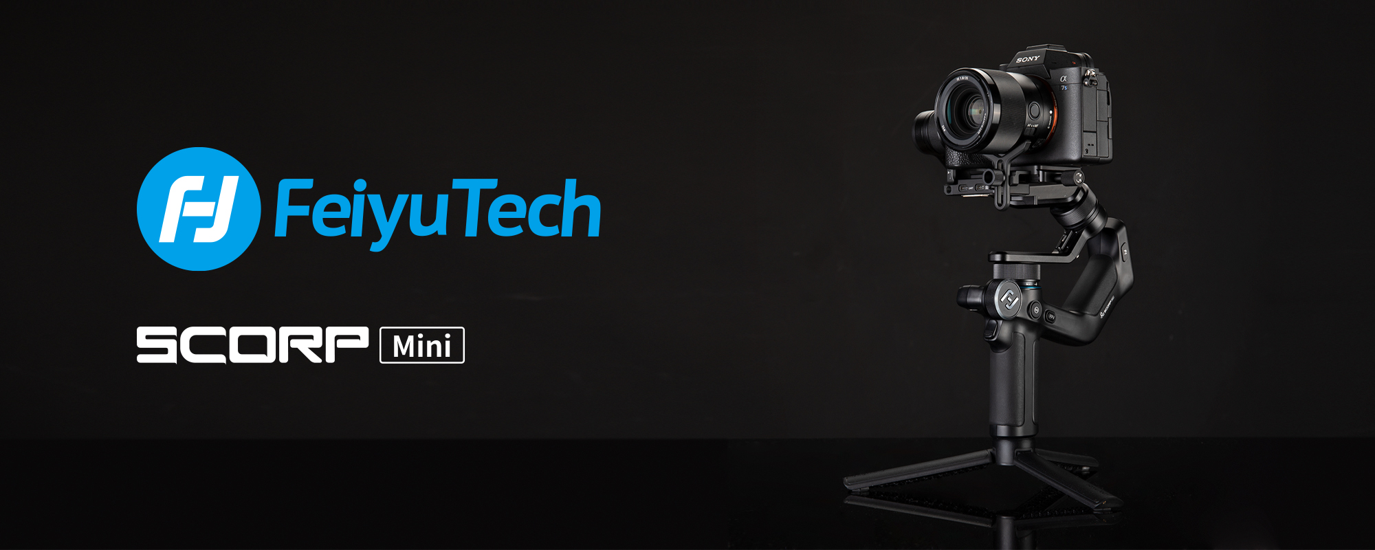 Gimbal ręczny FeiyuTech Scorp F1 mini do smartfonów, kamer sportowych i aparatów bezlusterkowych