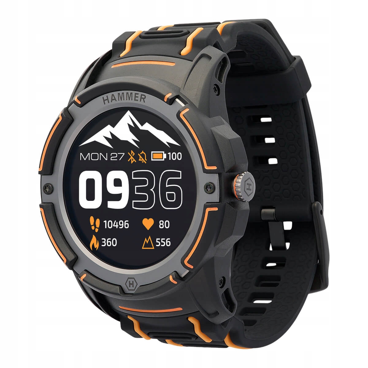 Smartwatch myPhone Hammer Watch Plus Czarny – Wytrzymałość i nowoczesność w jednym