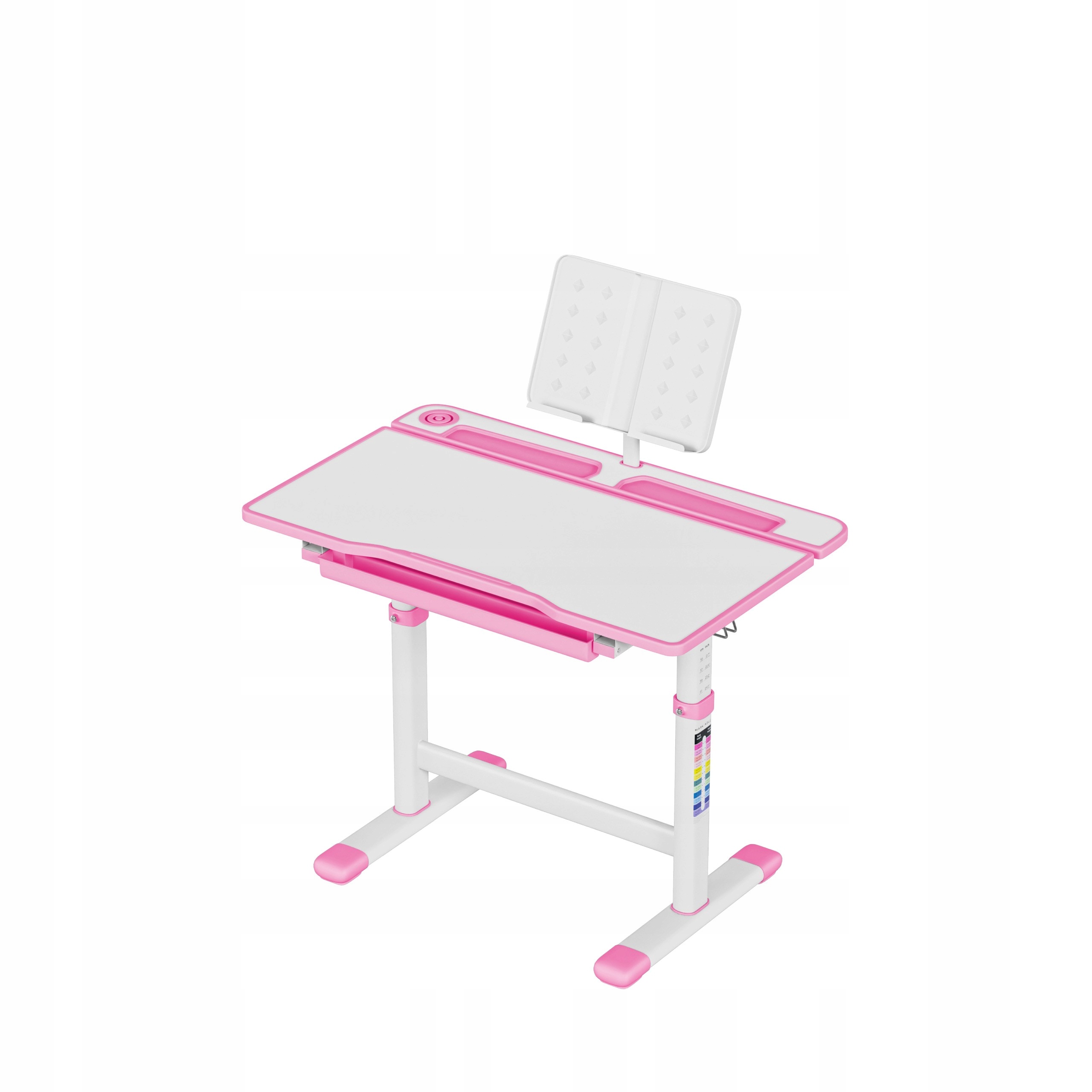 Biurko dziecięce regulowane Study 3.0 Pink – Idealne miejsce do nauki