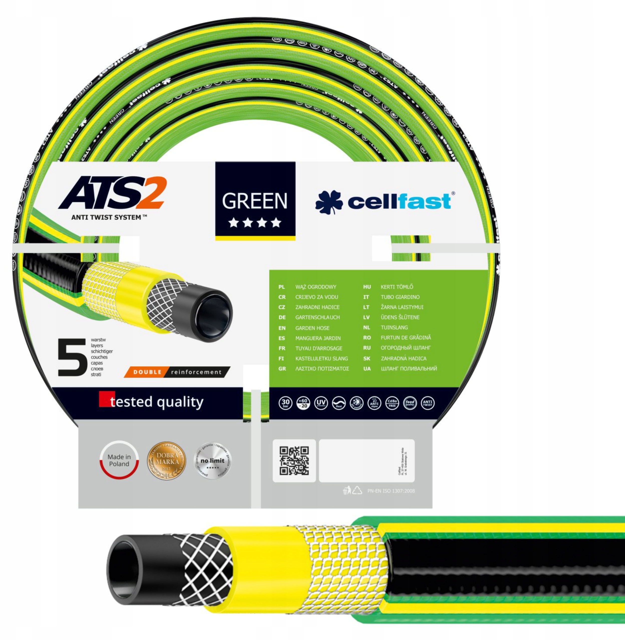 Wąż ogrodowy GREEN ATS2* 3/4