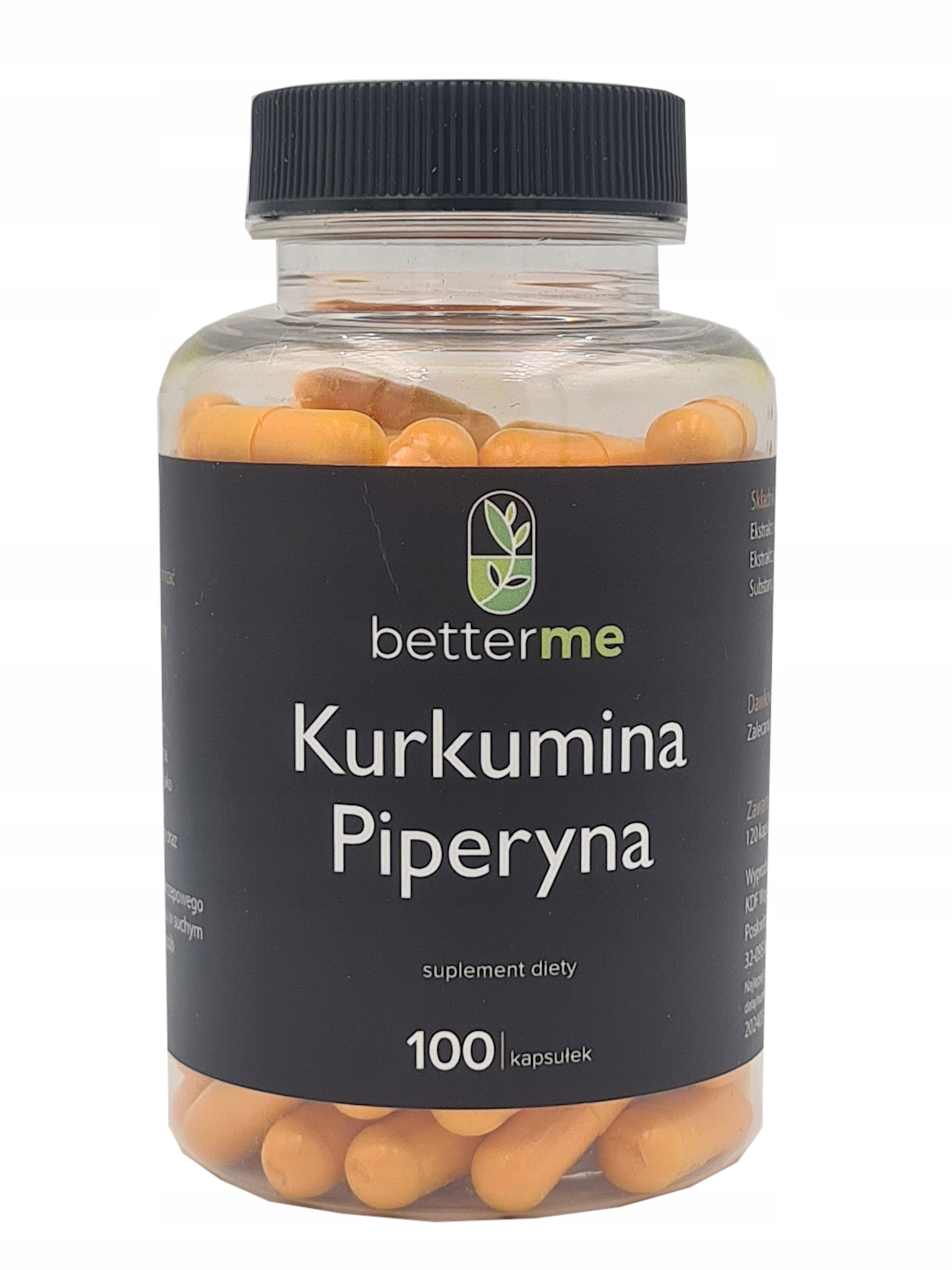 BETTERME Kurkumina i Piperyna – Suplement diety dla zdrowia