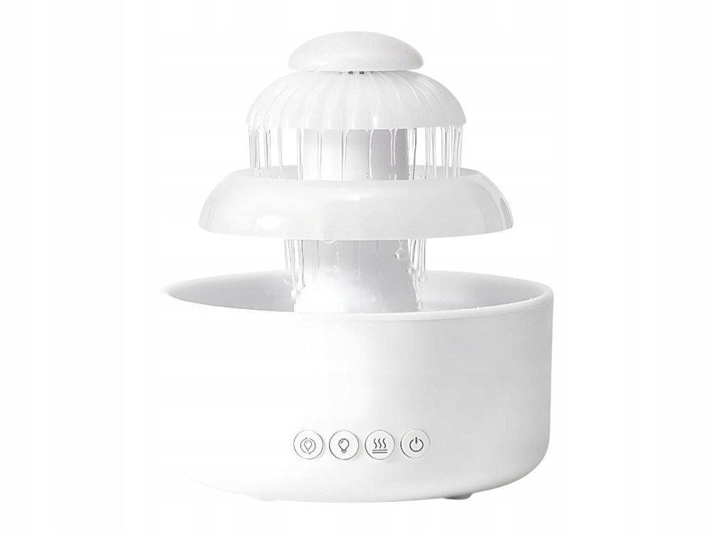 Nawilżacz powietrza dyfuzor lampka LED aromaterapia fontanna bezprzewodowy – Idealne rozwiązanie dla Twojego domu