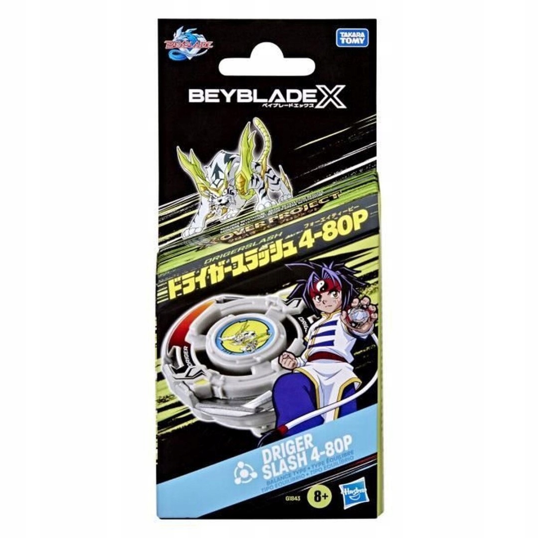 Beyblade X-Over Project Driger Slash G1843 – Zabawka dla małych wojowników