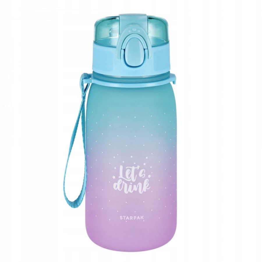 Bidon Starpak 400ml Ombre Violet – Idealny do szkoły i na każdą okazję