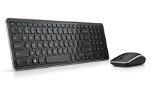 24-calowy monitor Dell S2415H — bezprzewodowa klawiatura i mysz Dell KM714