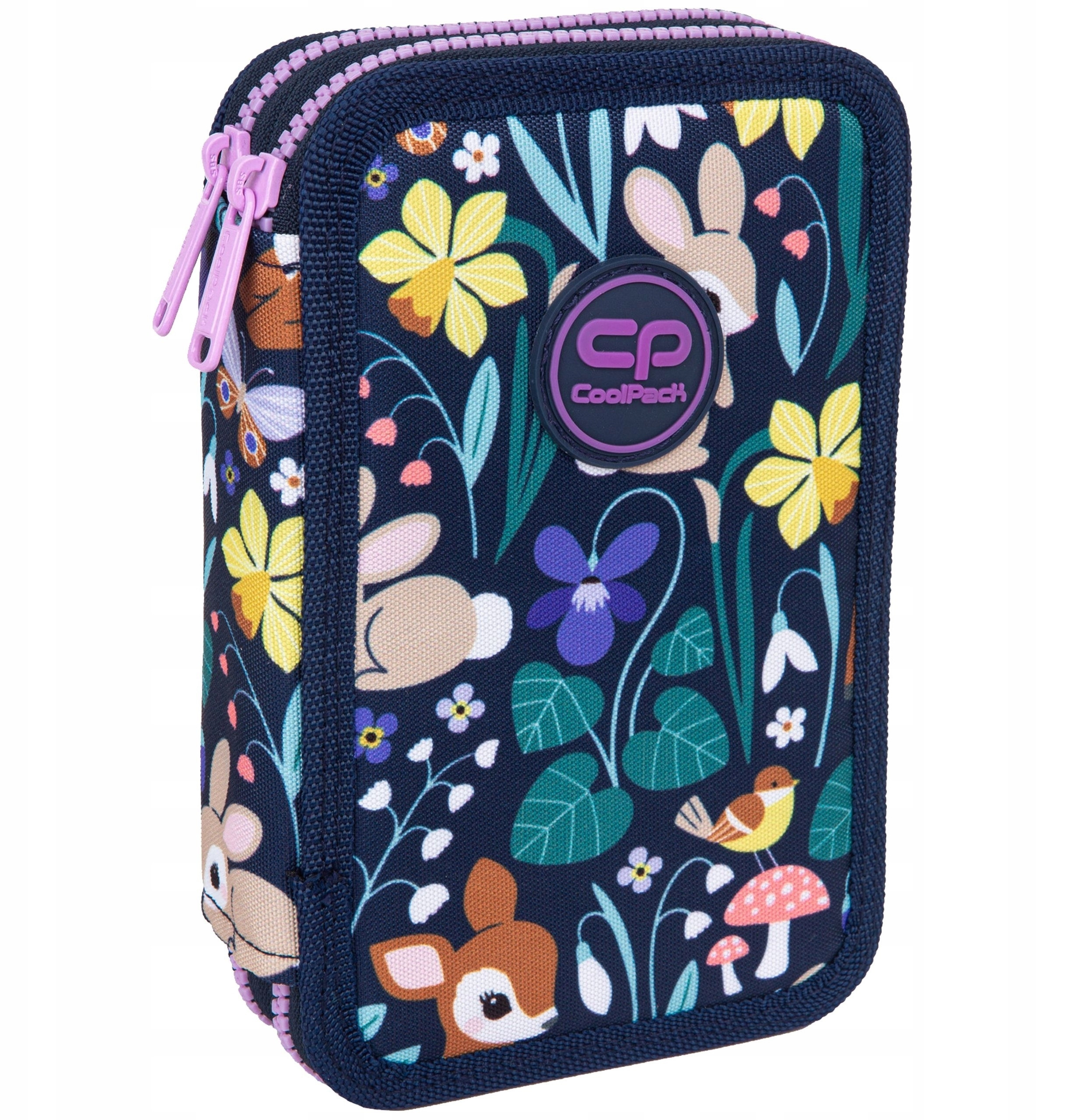 COOLPACK - JUMPER 2 - Podwójny piórnik z wyposażeniem - OH MY DEER