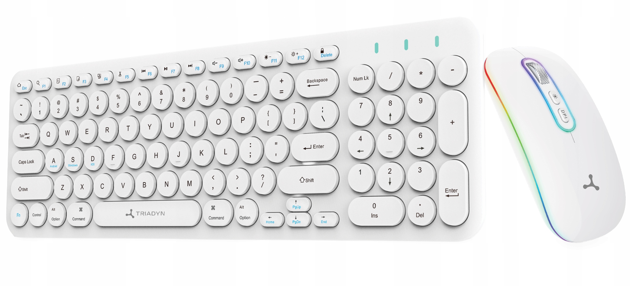 Zestaw Bezprzewodowy DAPHNIS Klawiatura Draco i Mysz Eirene – Nowoczesne rozwiązanie dla Twojego biura i domu