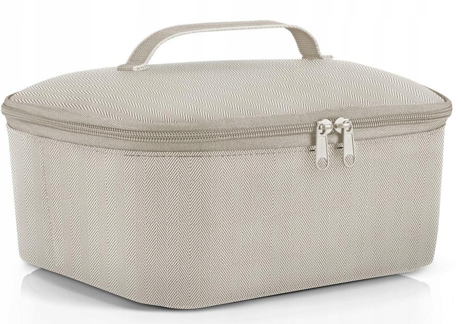 Reisenthel Coolerbag M Pocket Herringbone Sand – Idealny kosz termiczny na piknik i wycieczki