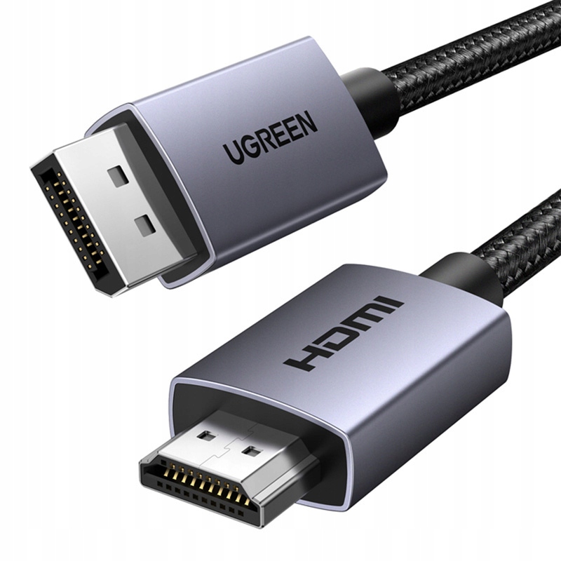 Kabel DisplayPort / HDMI UGREEN DP123 4K 30Hz – Idealne połączenie dla Twojego sprzętu