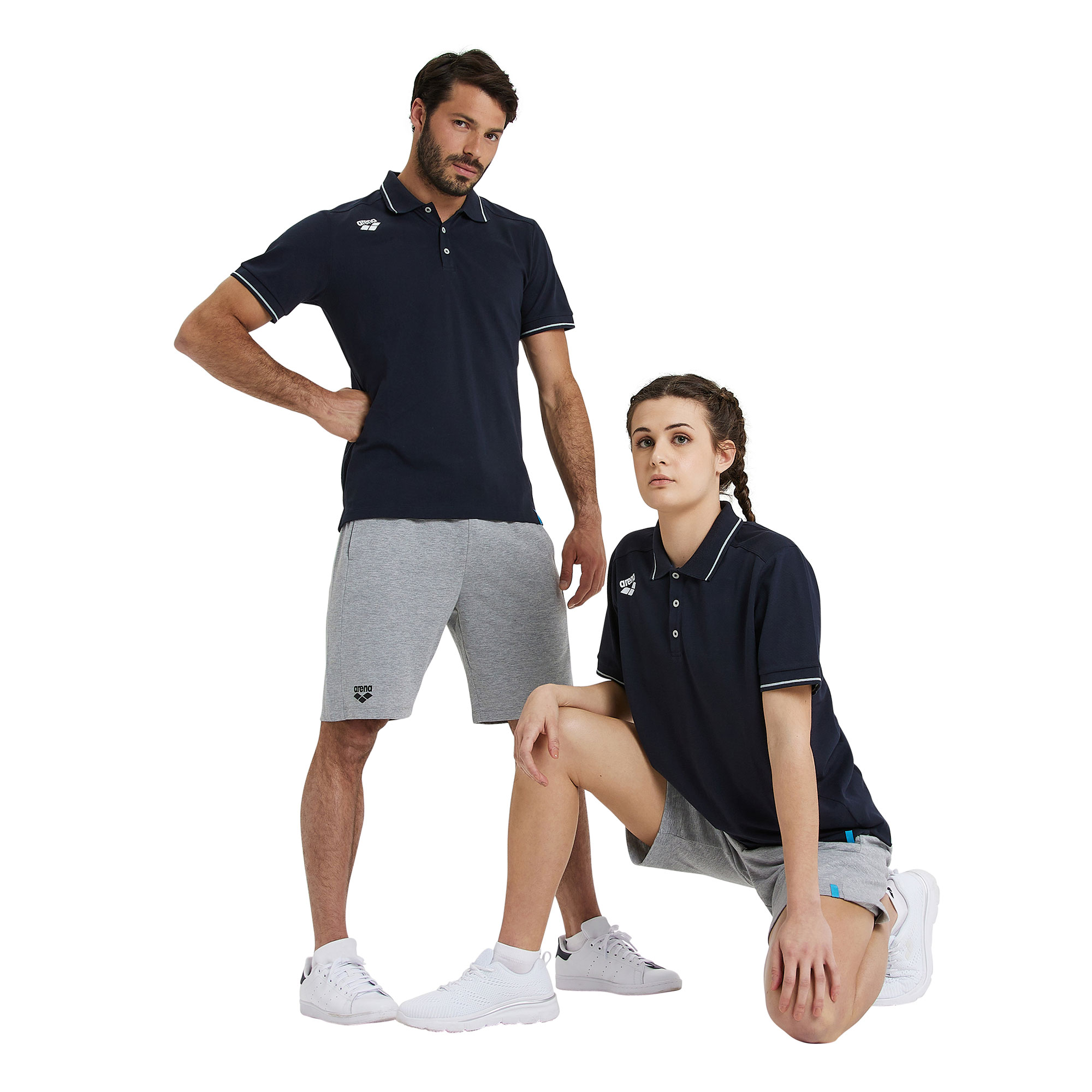 ARENA KOSZULKA TEAM POLOSHIRT SOLID COTTON 004901700 XXL – Styl i komfort po pływaniu