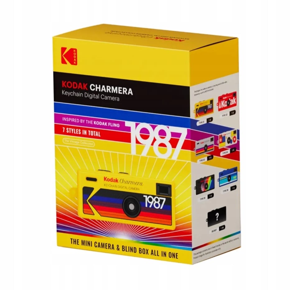 Wymiary i waga – Kompaktowy design Kodak Charmera