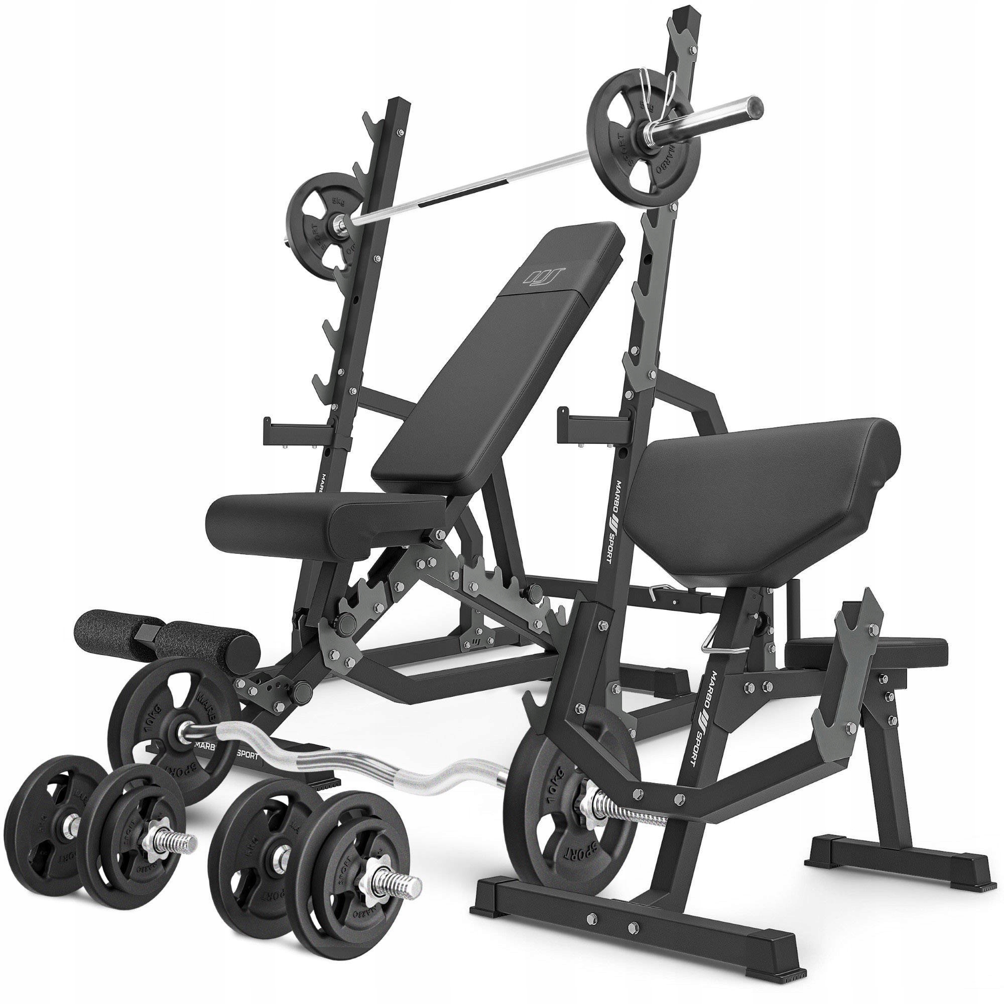 Zestaw MS6_2.0_83KG – Kompletny zestaw do domowej siłowni