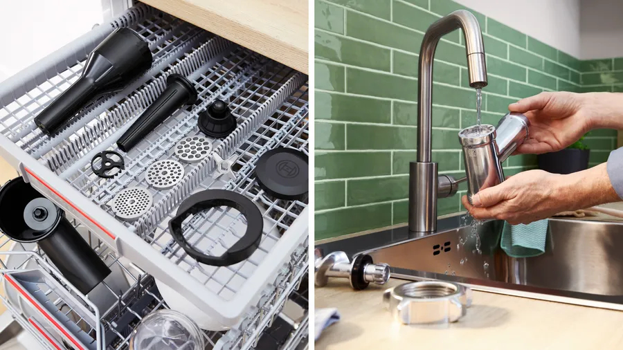 Inteligentne rozwiązania – Schowek na przewód i sita zawsze pod ręką