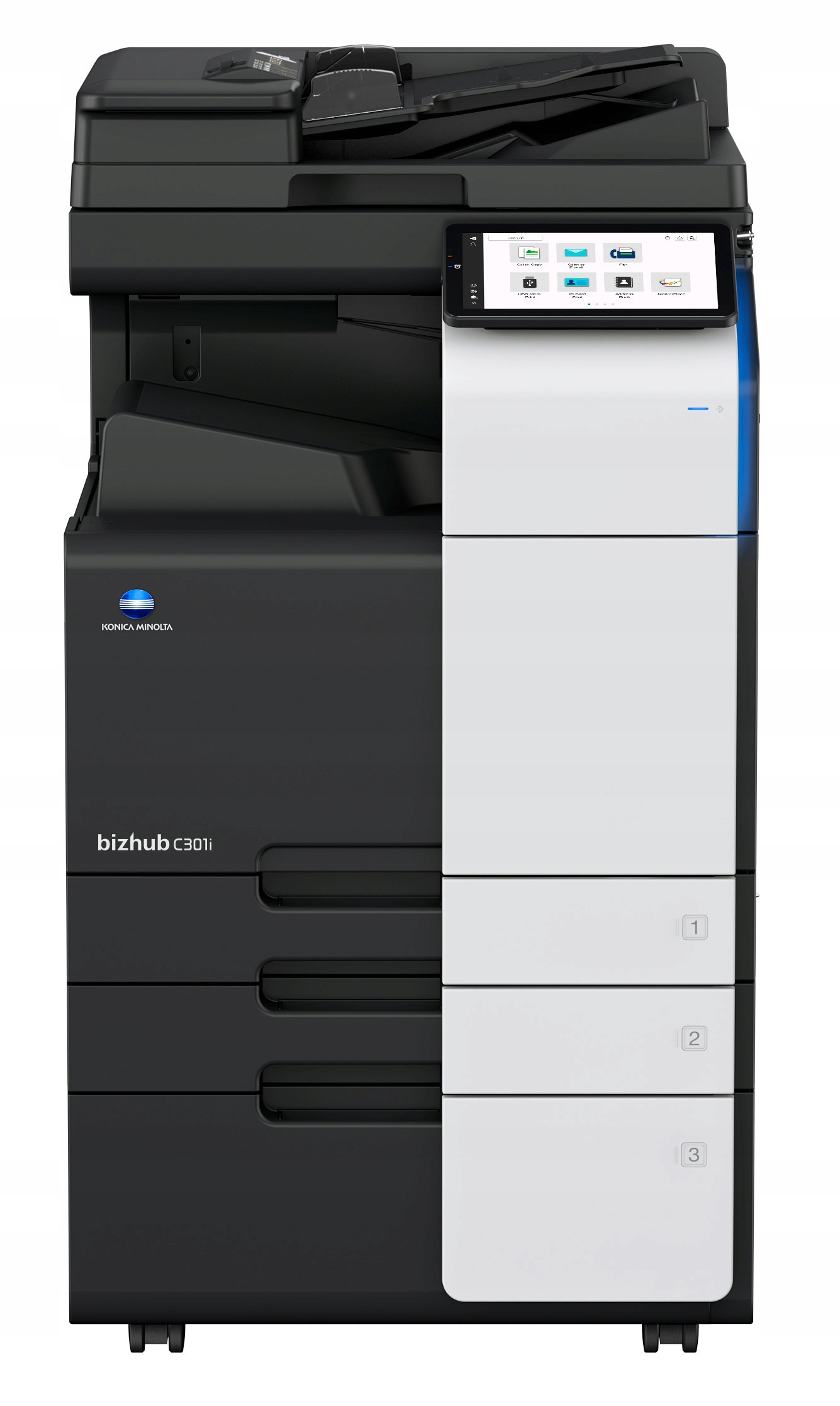 Obsługa różnych formatów papieru, w tym A3