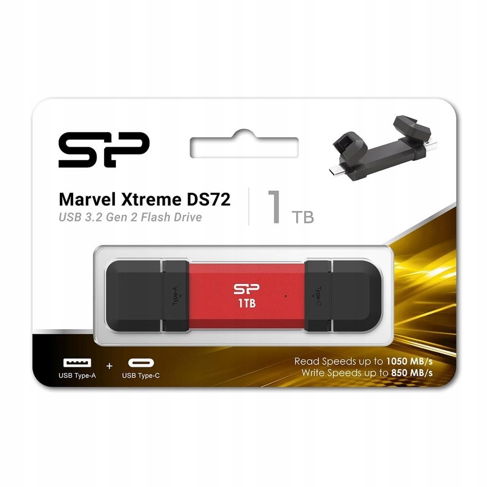 Szybkość transferu danych – Odczyt do 1050 MB/s i zapis do 850 MB/s