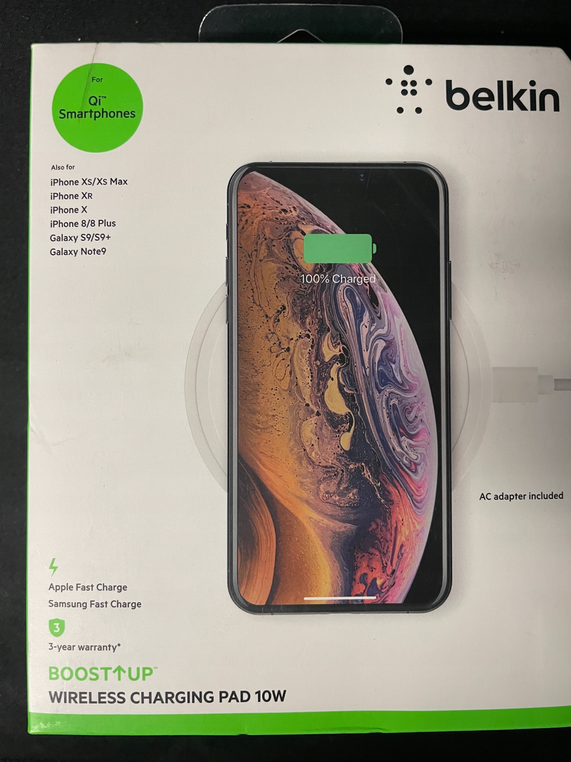 Belkin BoostUp Wireless Charging Pad 10W – Wydajne ładowanie bezprzewodowe