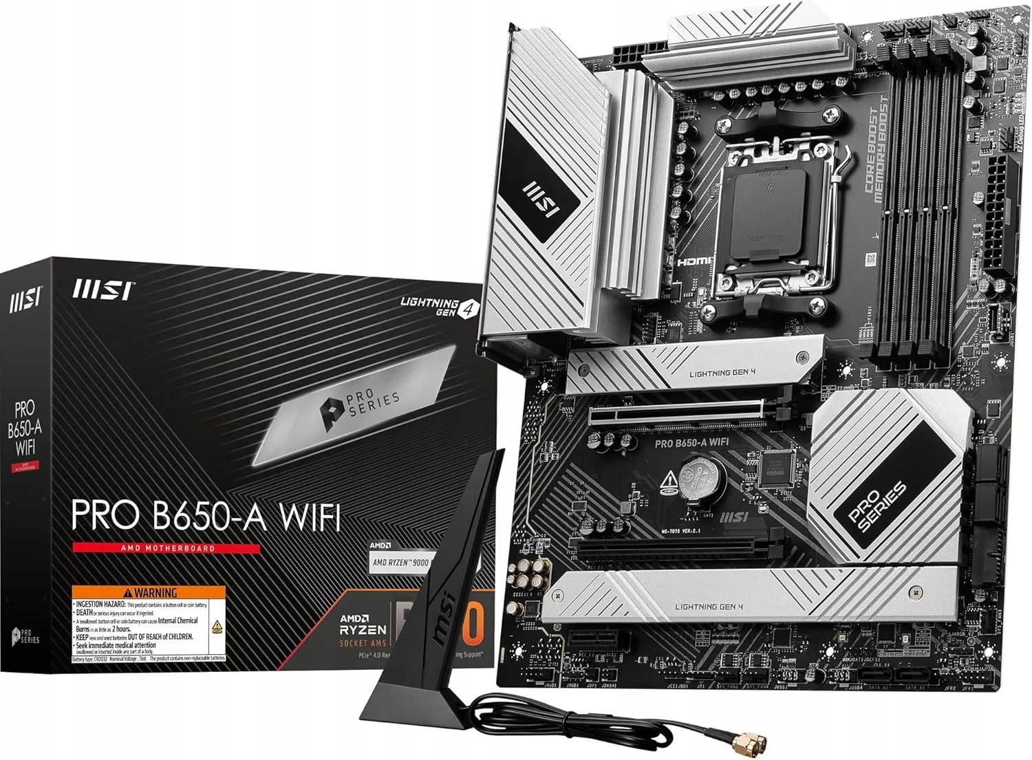 Płyta główna MSI PRO B650-A WIFI DDR5 AM5 ATX – Wydajność i elegancja w jednym