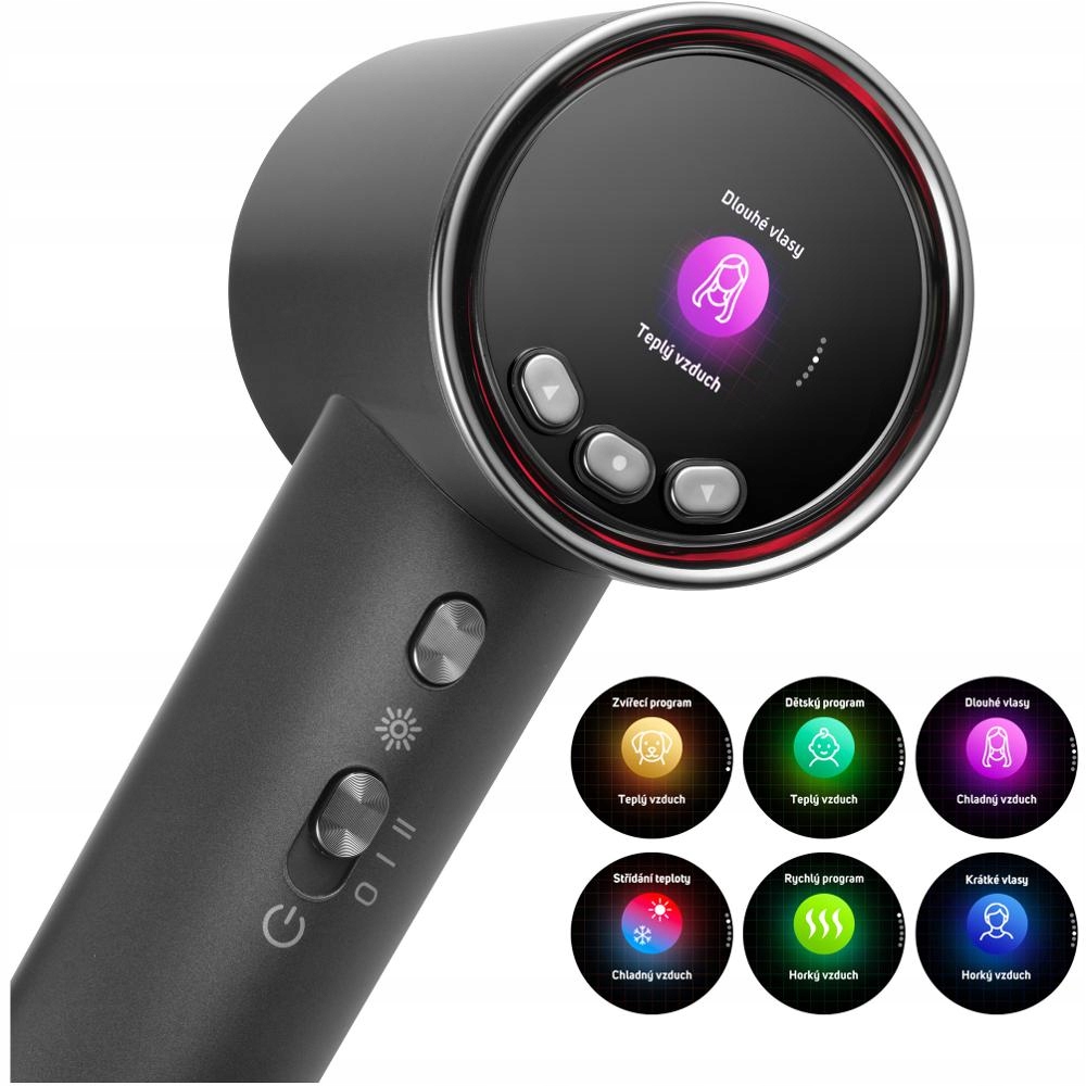 Kolorowy wyświetlacz LCD i 5 inteligentnych trybów