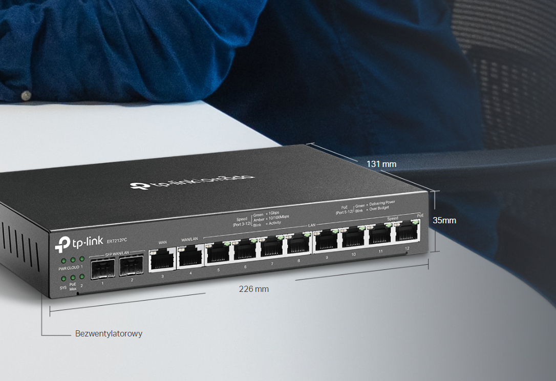 TP-Link Omada ER7212PC - Router - Morele.net