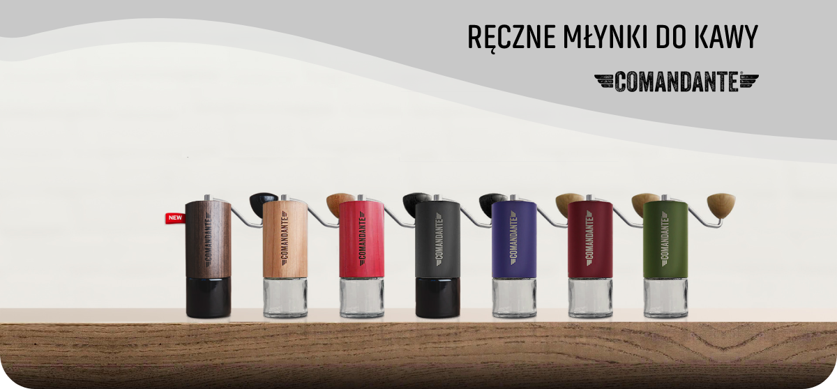 Comanadante ręczne niemieckie młynki do kawy