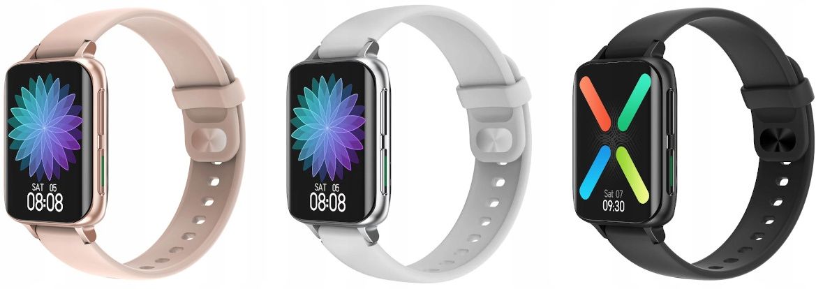 SMARTWATCH DAMSKI ZEGAREK PULS EKG PL MENU ROZMOWY Kolor złoty