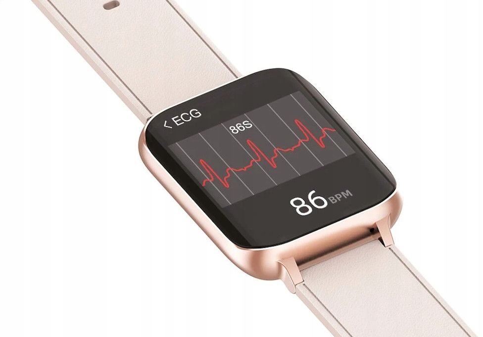 SMARTWATCH DAMSKI ZEGAREK PULS EKG PL MENU ROZMOWY Kompatybilność systemowa Android iOS