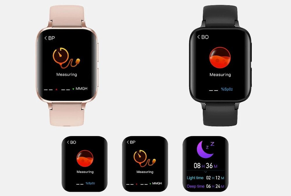 SMARTWATCH DAMSKI ZEGAREK PULS EKG PL MENU ROZMOWY Lokalizator GPS nie
