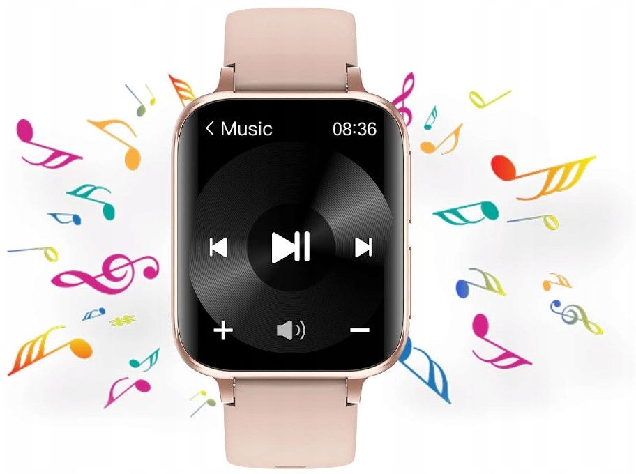 SMARTWATCH DAMSKI ZEGAREK PULS EKG PL MENU ROZMOWY Wodoszczelność tak