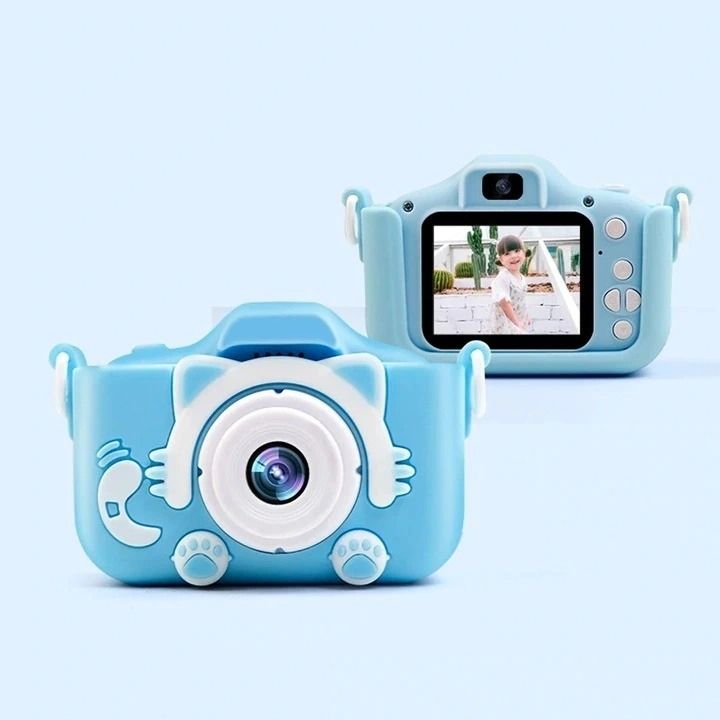 APARAT CYFROWY DLA DZIECI KAMERA GRY + KARTA 32GB Model Aparat fotograficzny cyfrowy dla dzieci kotek gry