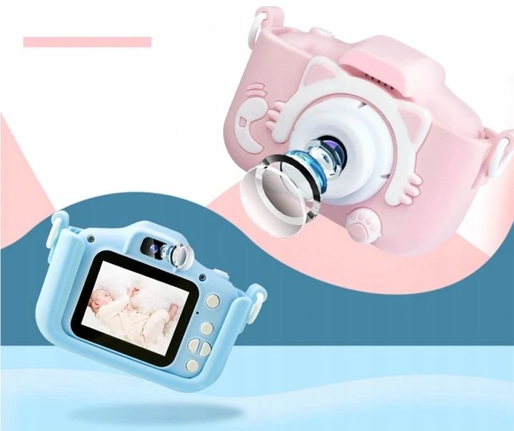 APARAT CYFROWY DLA DZIECI KAMERA GRY + KARTA 32GB Rozdzielczość 3 Mpx