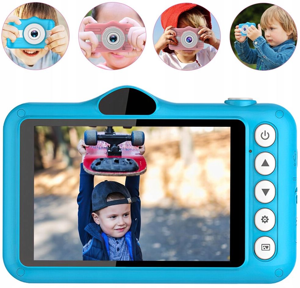 APARAT KAMERA DLA DZIECI ZABAWKA GRY + KARTA 32GB Certyfikaty, opinie, atesty CE