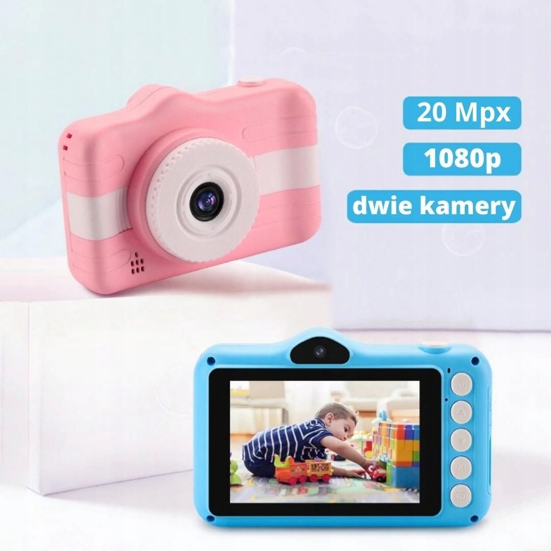 APARAT KAMERA DLA DZIECI ZABAWKA GRY + KARTA 32GB Marka Maximus