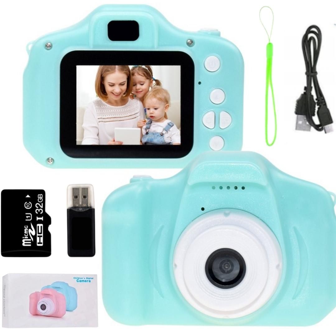 APARAT CYFROWY DLA DZIECI KAMERA GRY + KARTA 32GB