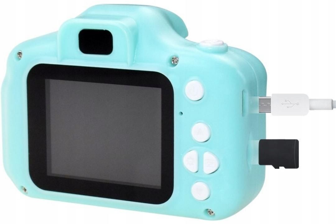 APARAT CYFROWY DLA DZIECI KAMERA GRY + KARTA 32GB Wysokość produktu 6.5 cm