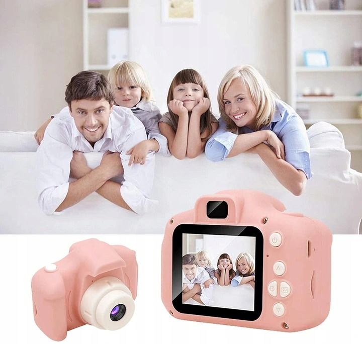 APARAT CYFROWY DLA DZIECI KAMERA GRY + KARTA 32GB Baterie 600