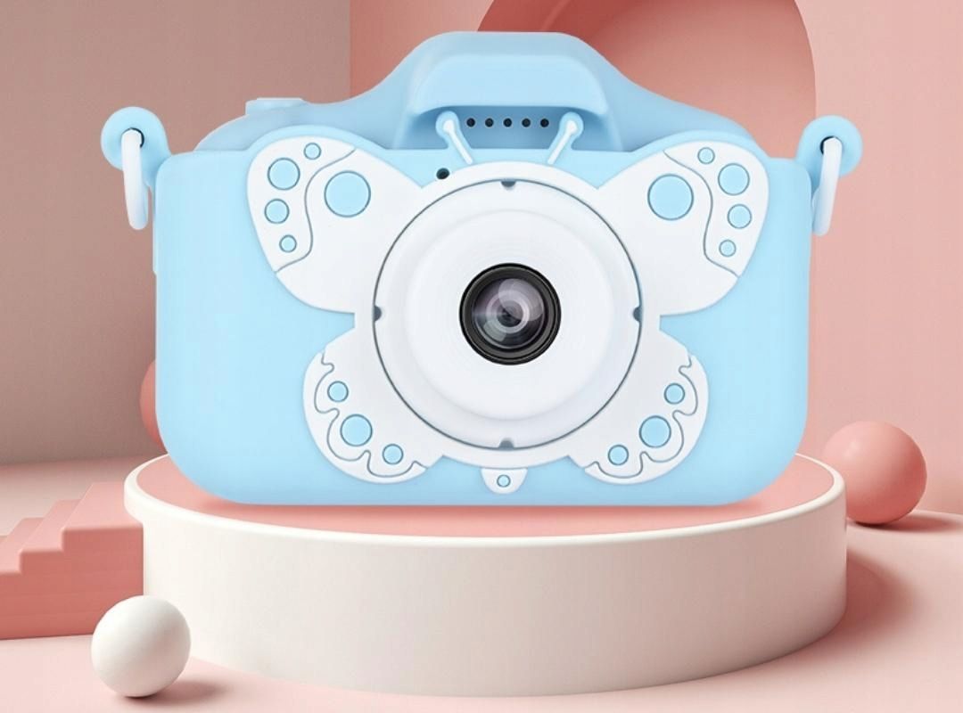 APARAT CYFROWY DLA DZIECI KAMERA GRY + KARTA 32GB Stabilizacja brak stabilizacji