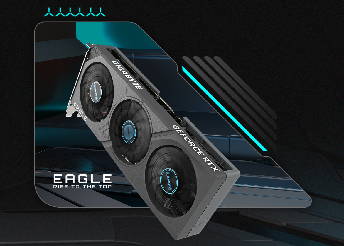 Gigabyte GeForce RTX 4060 Ti Eagle OC 8GB GDDR6 (GV-N406TEAGLE OC-8GD ...