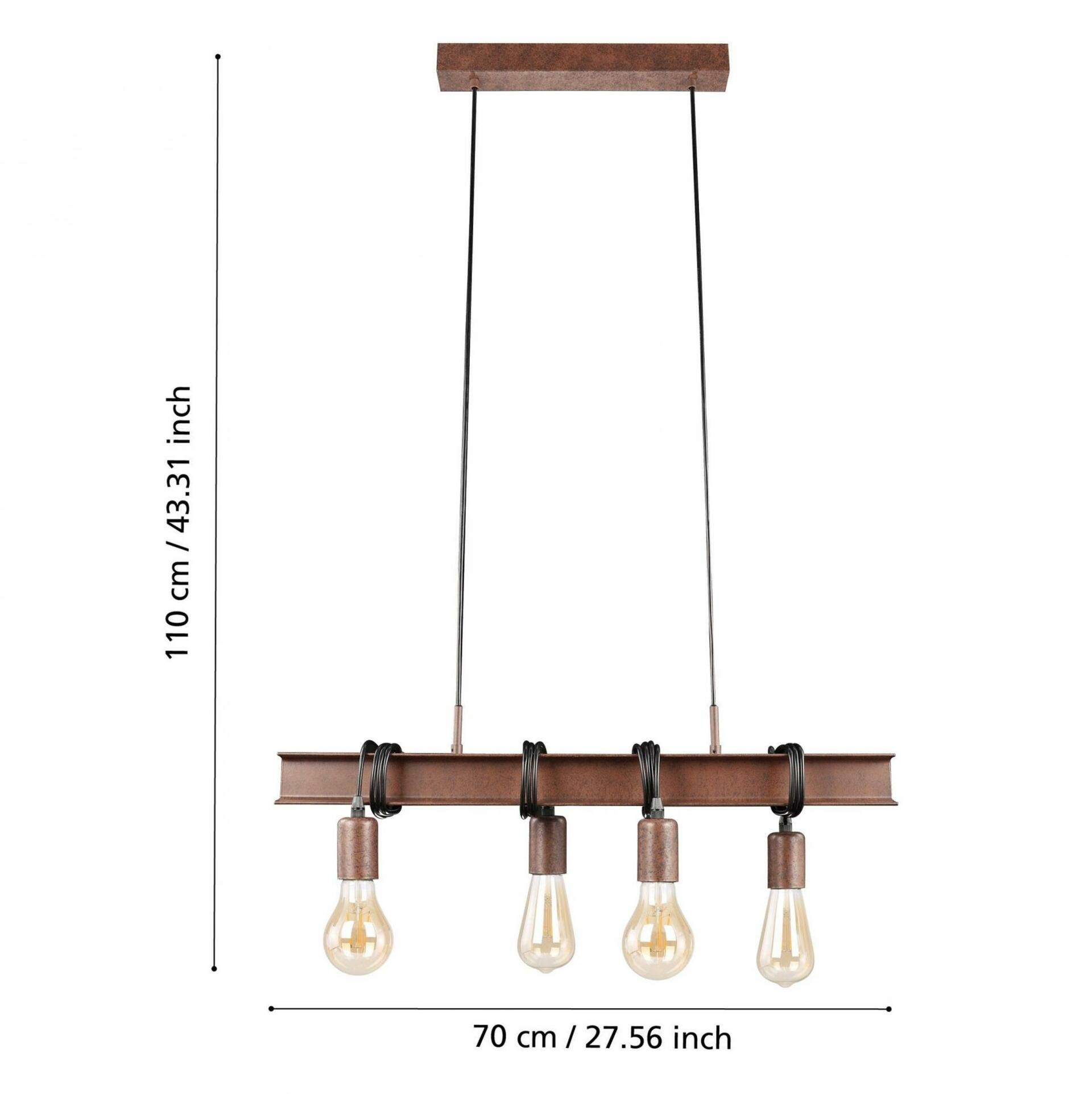 Wymiary i design lampy