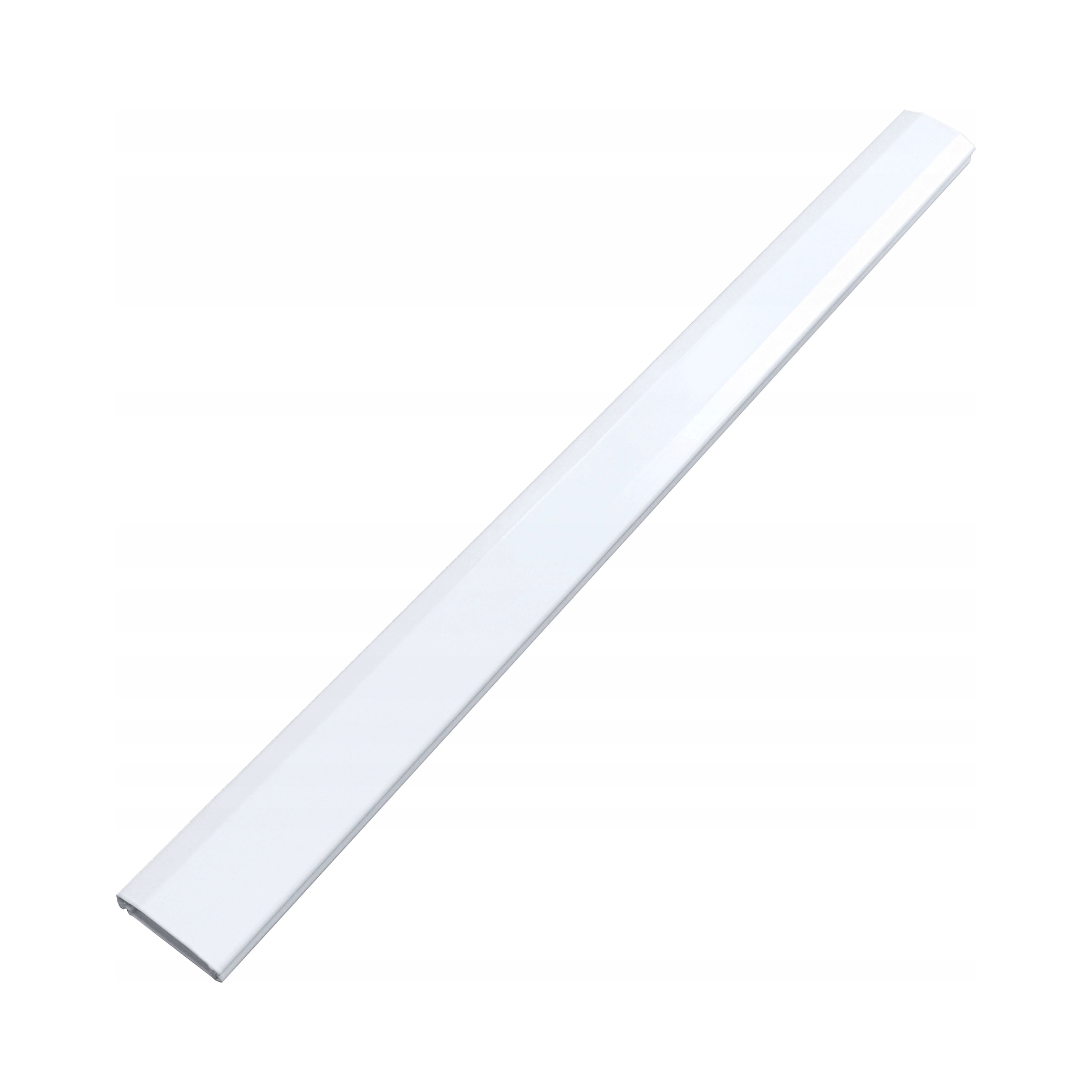 Aluminiowa maskownica kabli z systemem click-lock dł. 110 cm, biała – Idealne rozwiązanie do ukrycia przewodów