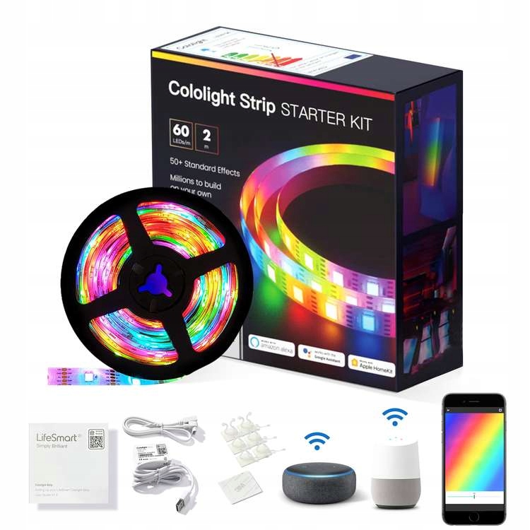 Taśma LED LifeSmart Cololight 60 LED/LS167S6 – Stwórz wyjątkowy klimat w swoim domu