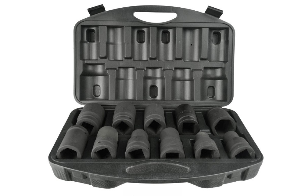 Zestaw 11 nasadek udarowych 17-41 mm – Uniwersalne zastosowanie