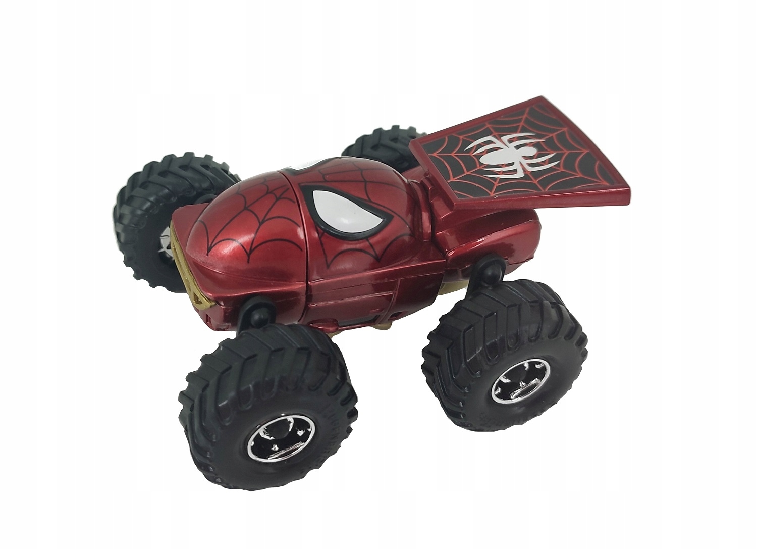 SPIDERMAN TRANSFORMUJĄCE AUTO MARVEL AVENGERS RED Bohater Avengers