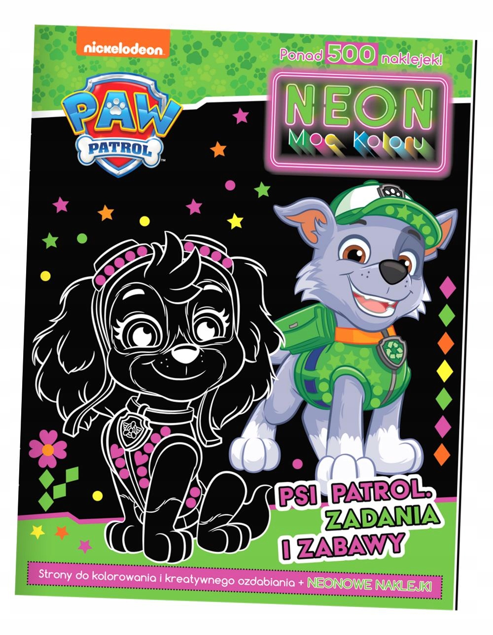 Ponad 500 neonowych naklejek – Twórz wyjątkowe prace!