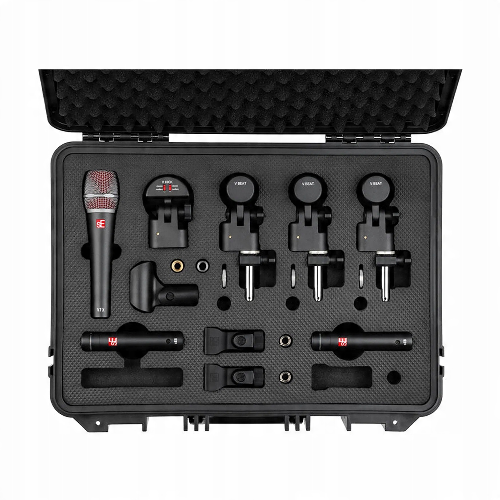 Komplet mikrofonów do nagrywania bębnów