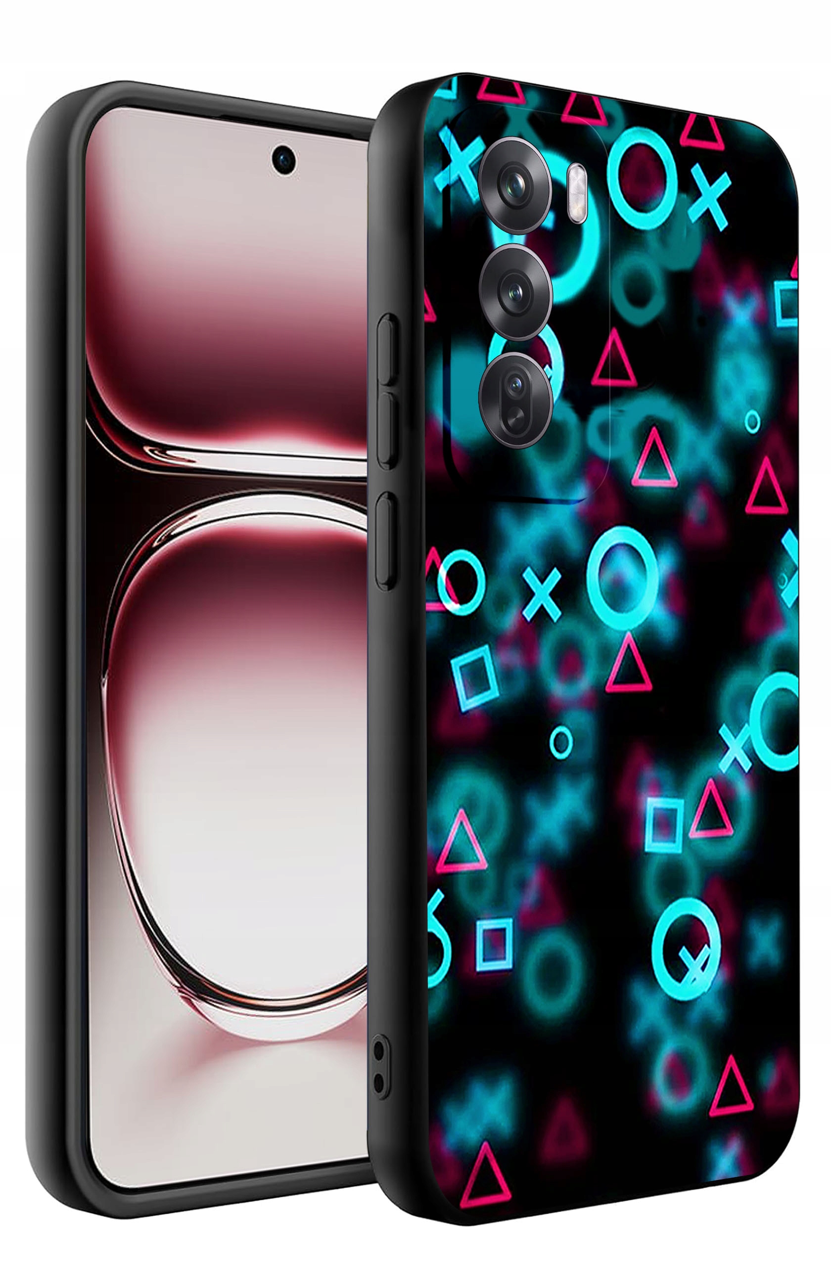 Etui silikonowe Matt Case do Oppo Reno 12 5G – Styl i Ochrona w Jednym