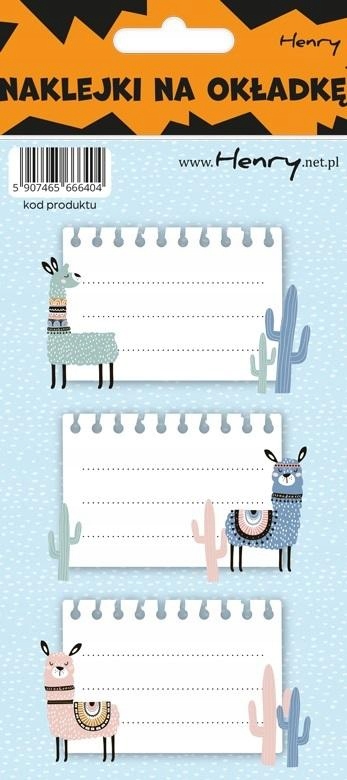 Zestaw 12 naklejek w praktycznym opakowaniu