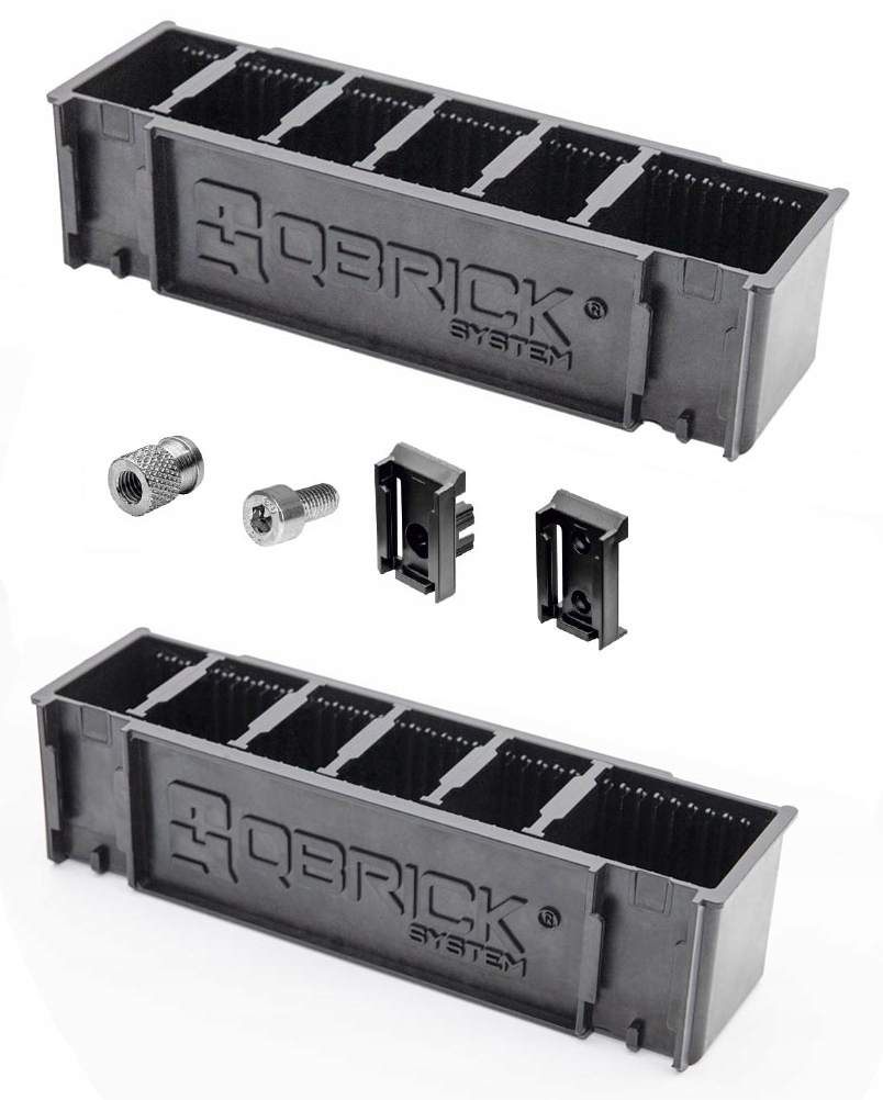 Zestaw uchwytów na narzędzia Qbrick System Custom Long Items Holder – Idealne rozwiązanie do przechowywania