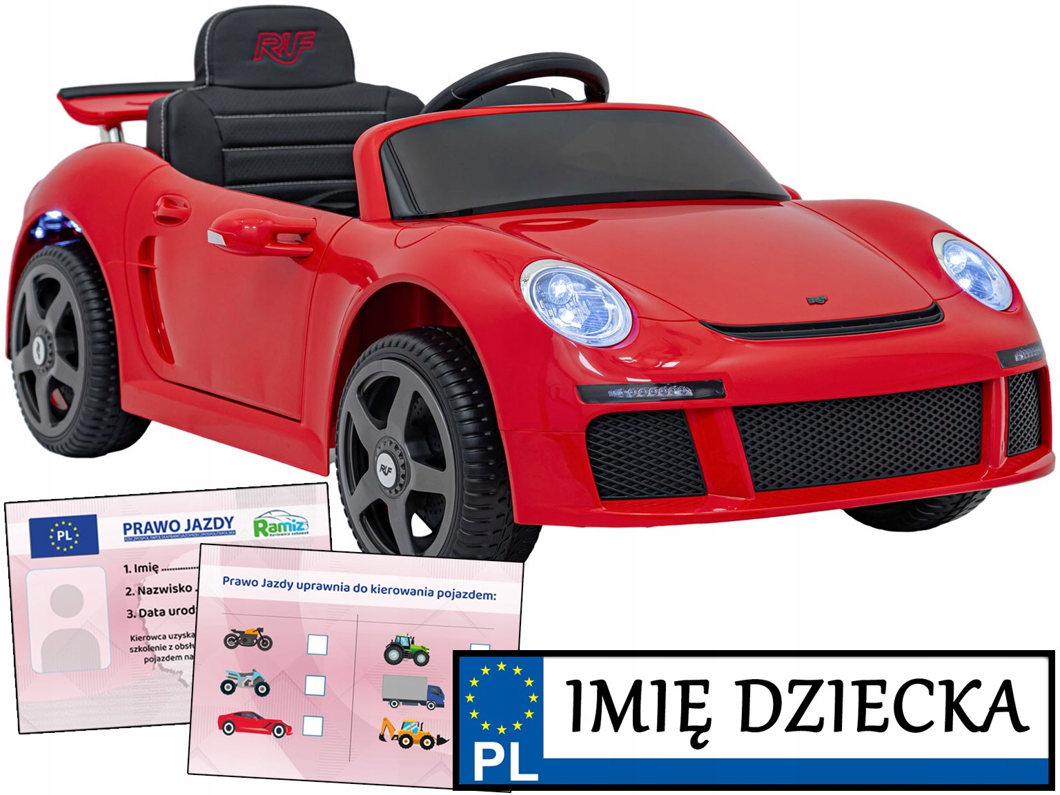 Dodatkowe wyposażenie i akcesoria w zestawie